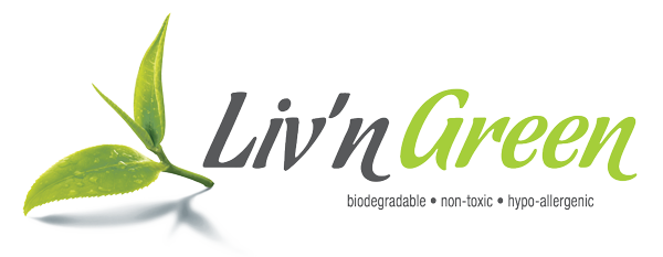 Liv'n Green — biodégradable, non toxique, hypoallergénique